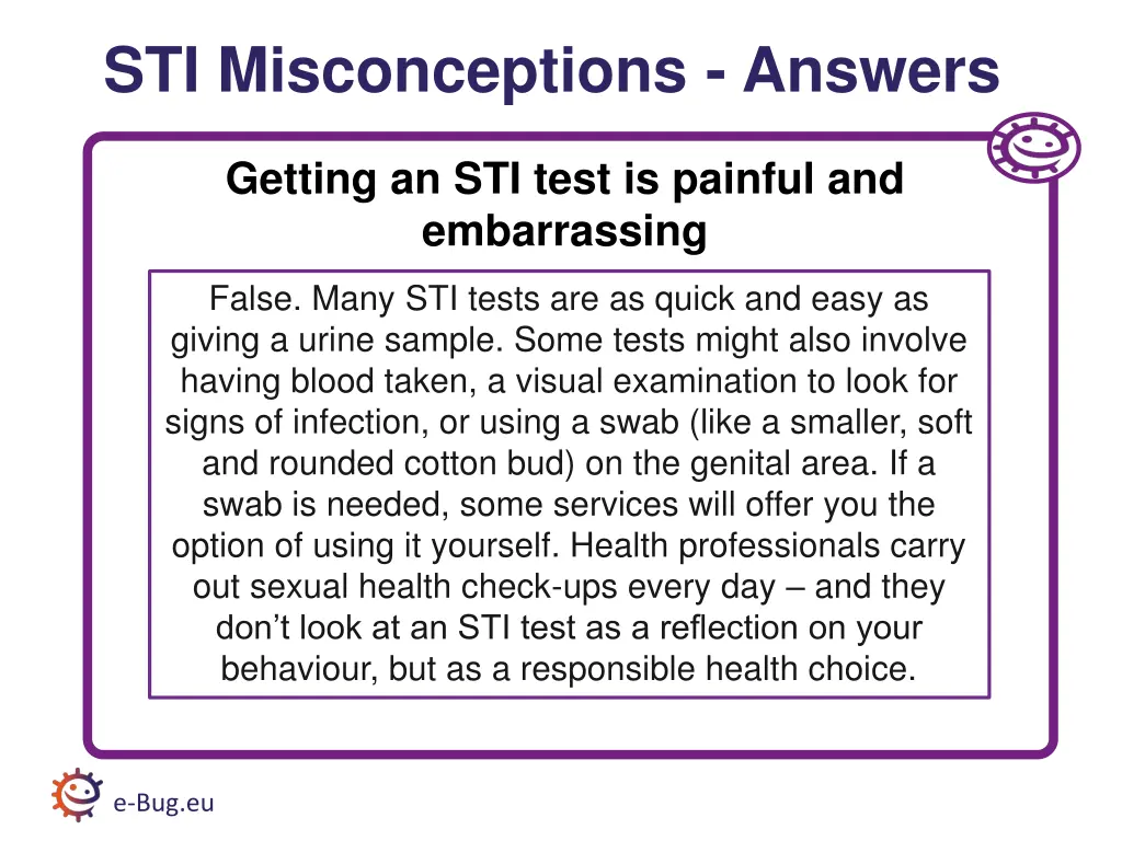 sti misconceptions answers 2