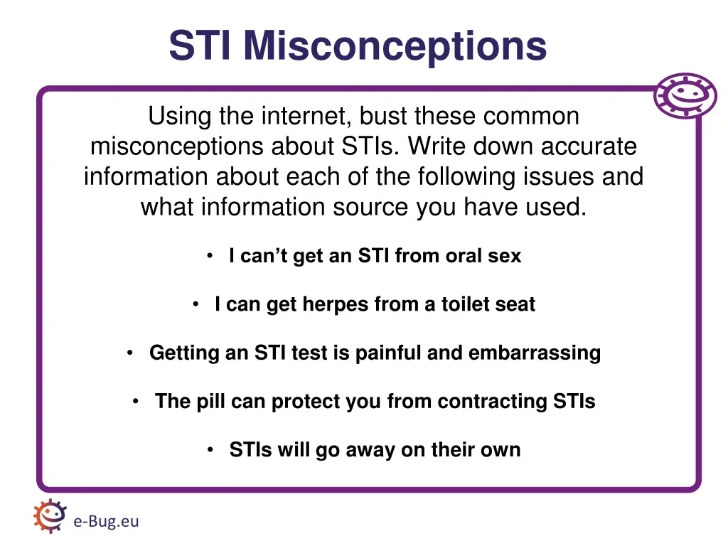 sti misconceptions