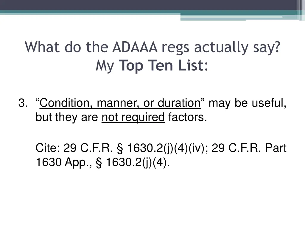 what do the adaaa regs actually 2