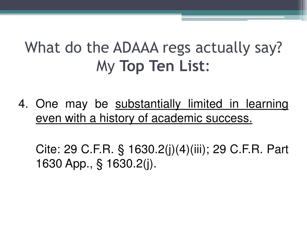 what do the adaaa regs actually 3