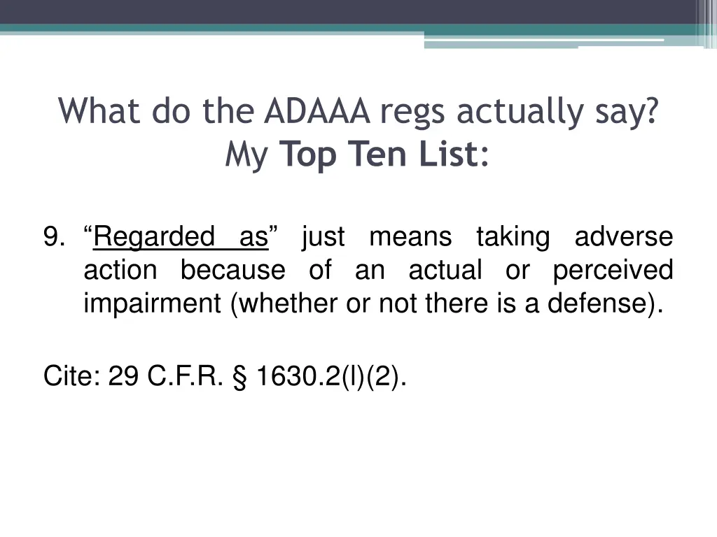 what do the adaaa regs actually 8