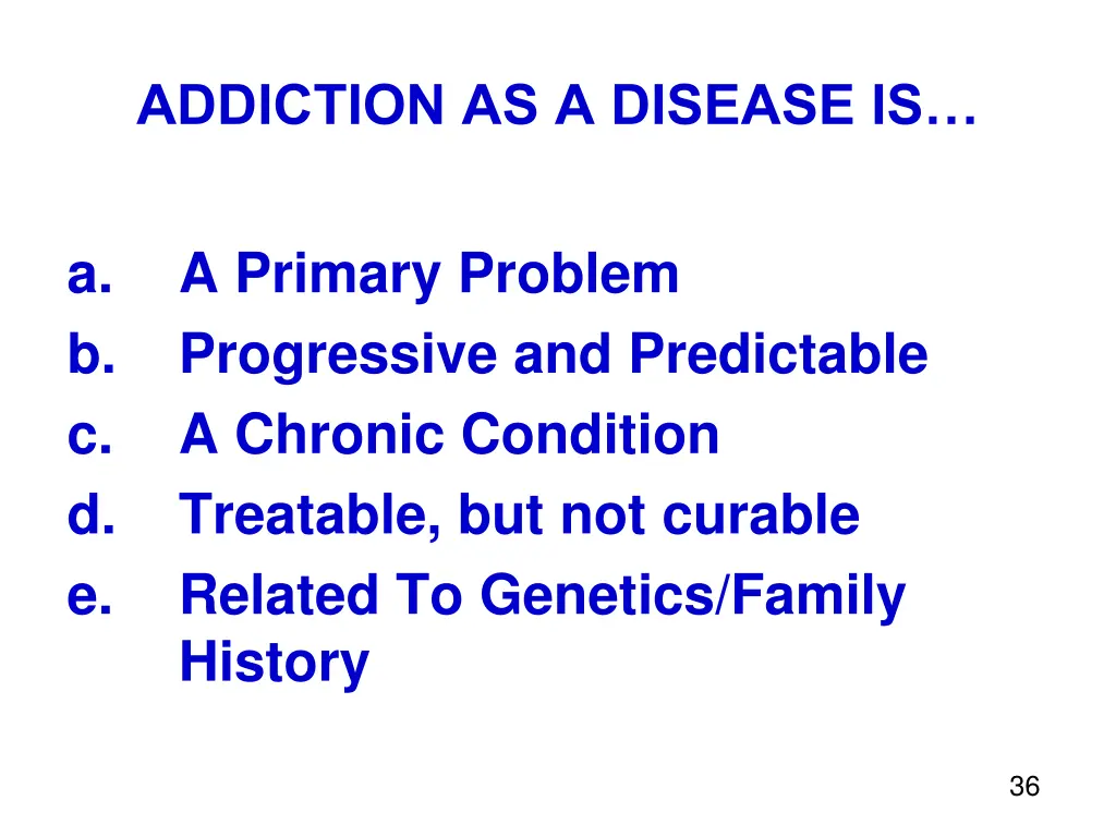 addiction as a disease is