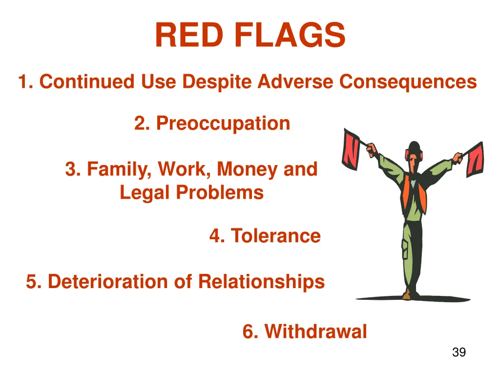 red flags