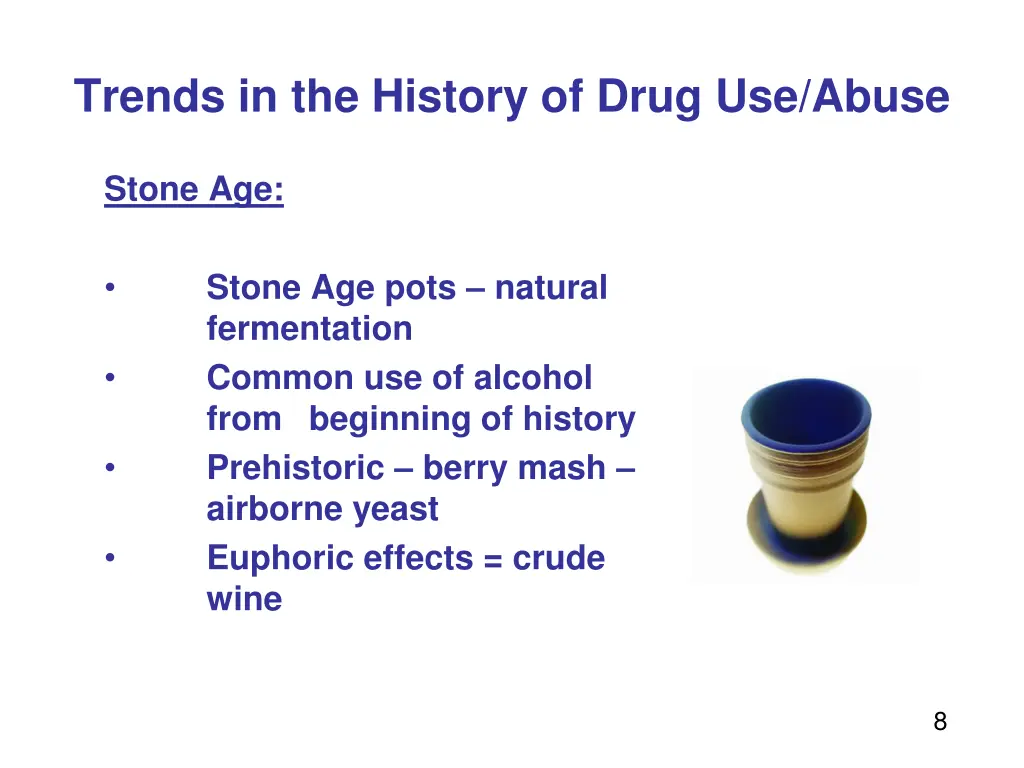 trends in the history of drug use abuse