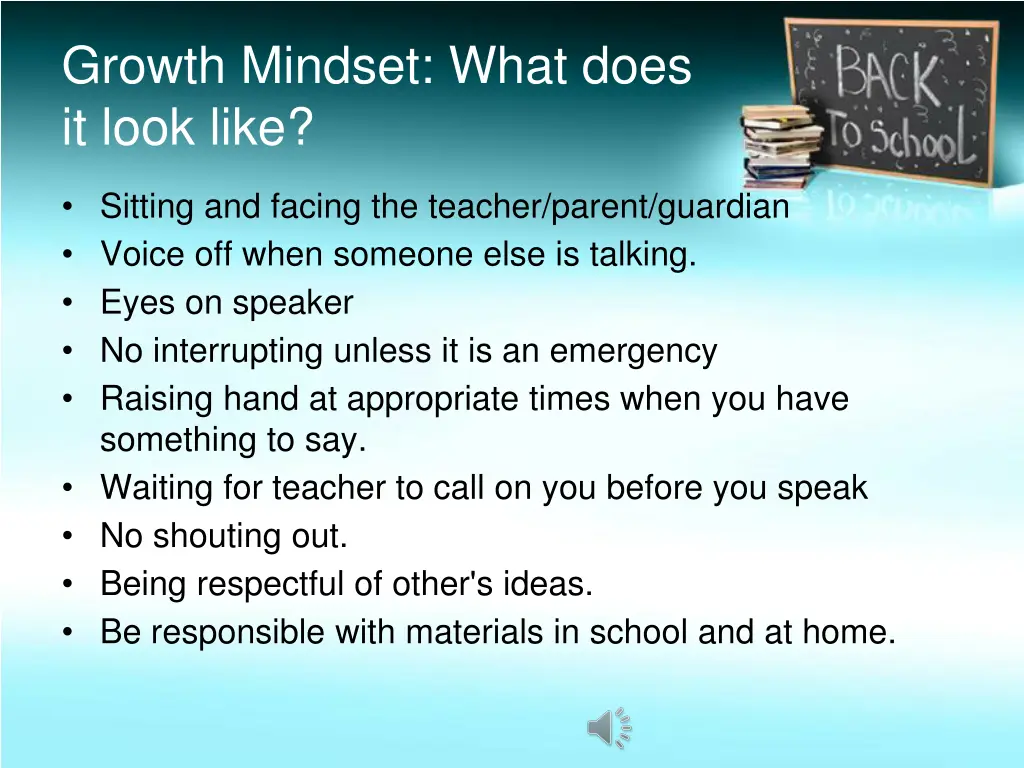 growth mindset what does it look like