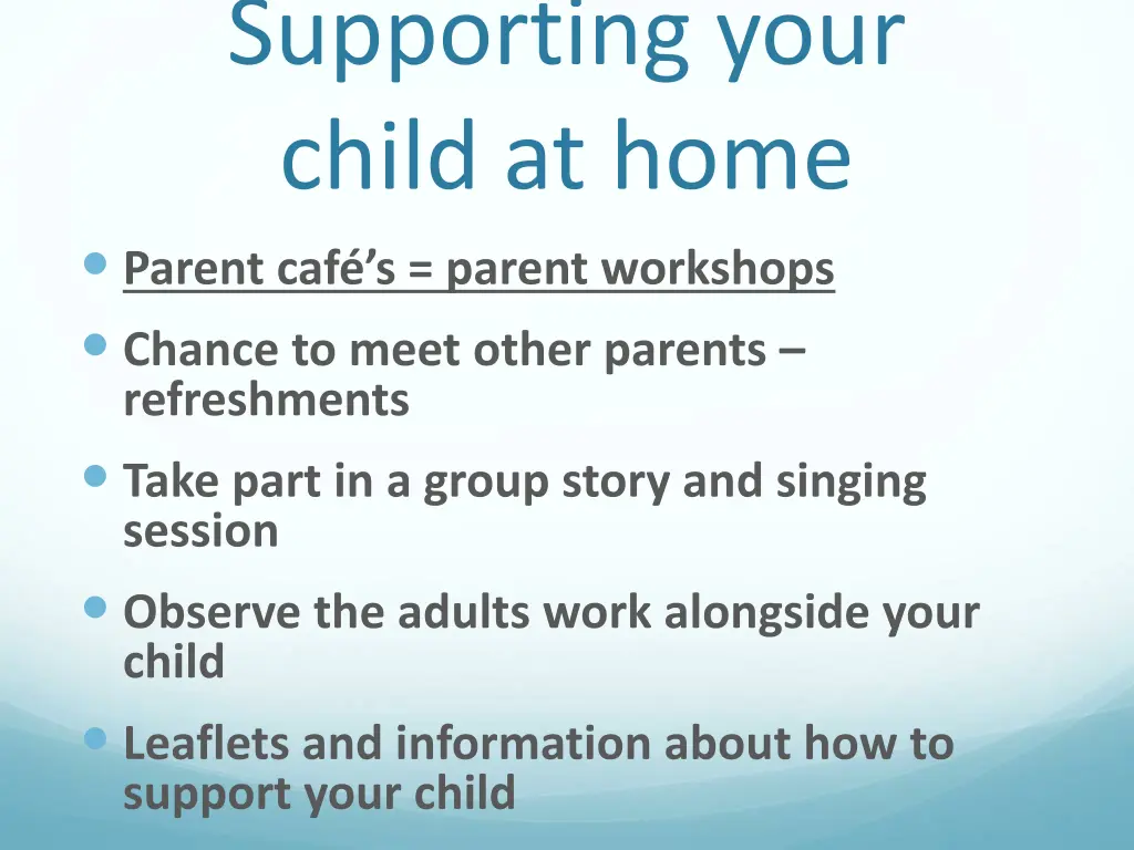 supporting your child at home parent caf s parent