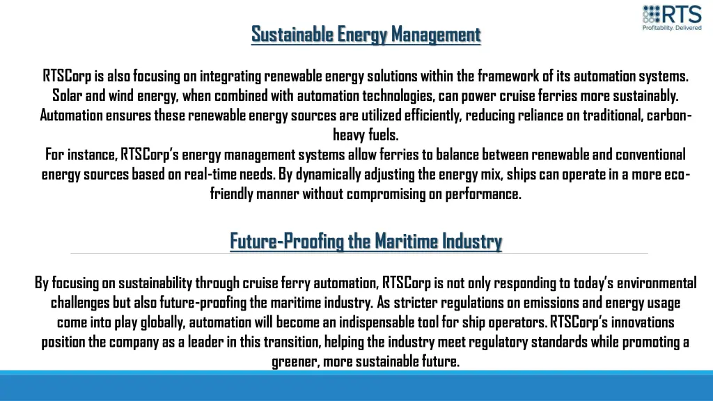 sustainable energy management