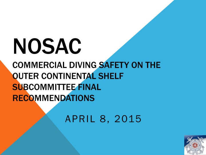 nosac commercial diving safety on the outer