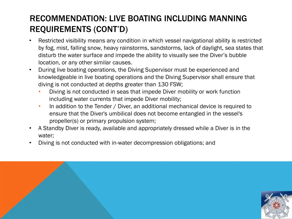 recommendation live boating including manning 1