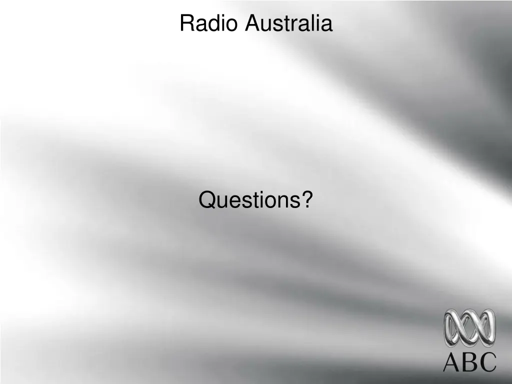 radio australia 11