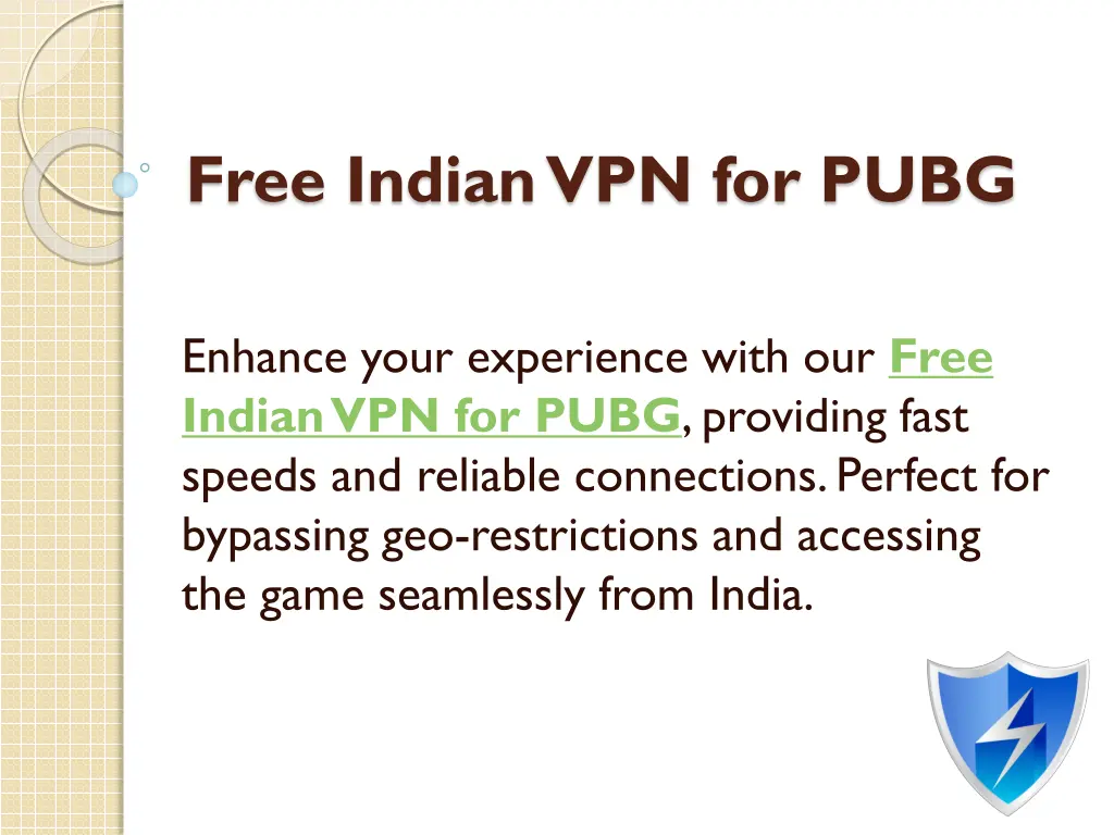 free indian vpn for pubg