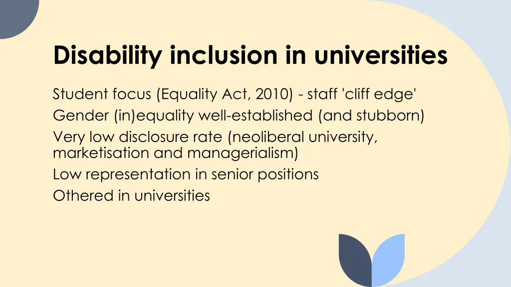 disability inclusion in universities