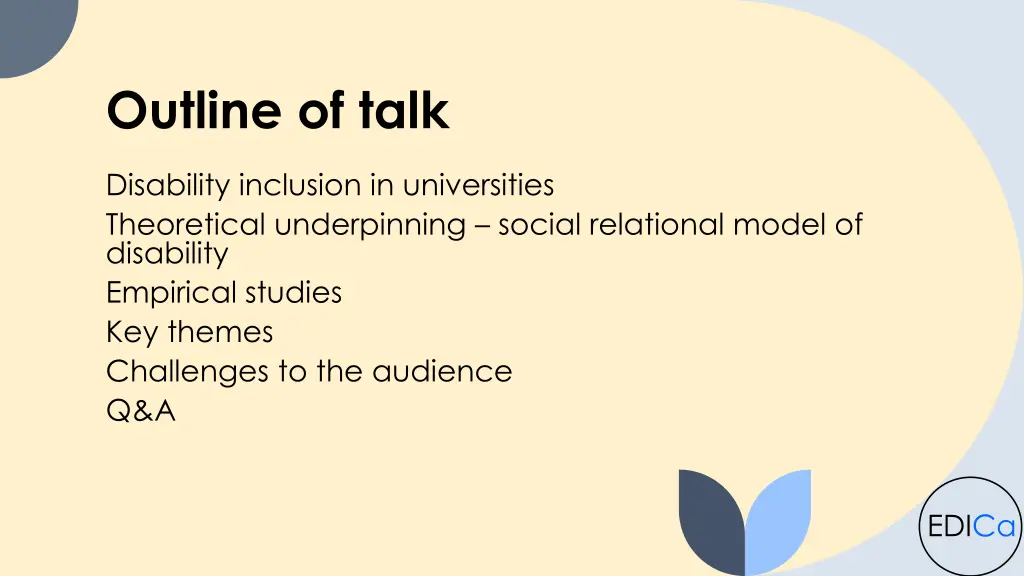 outline of talk