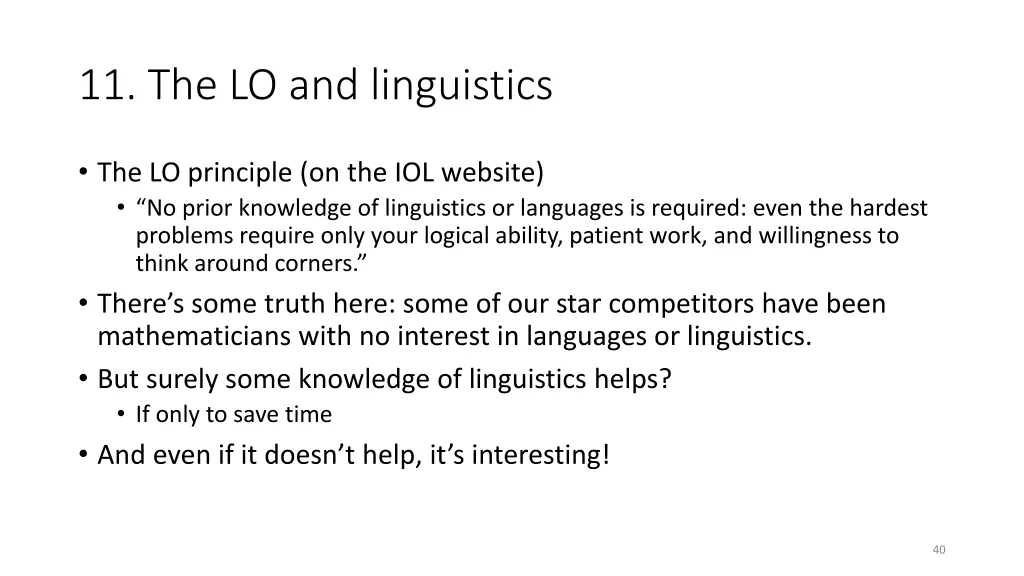 11 the lo and linguistics