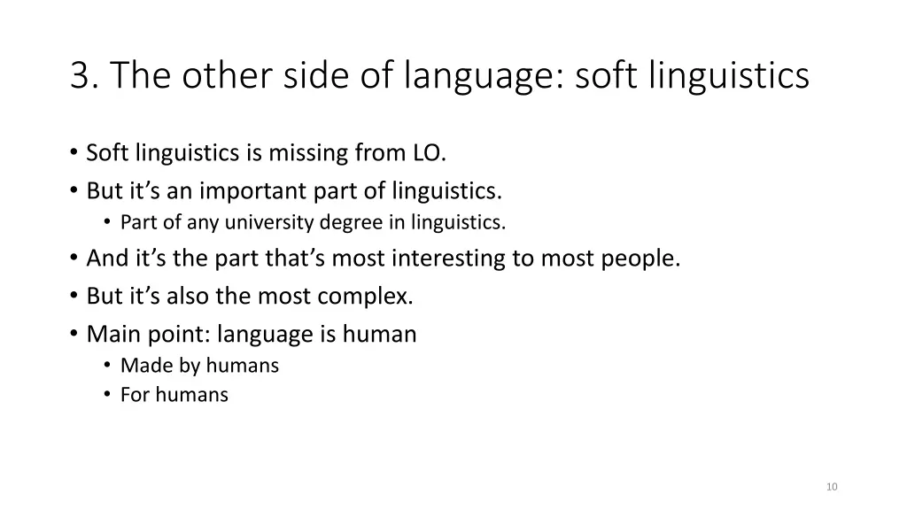 3 the other side of language soft linguistics