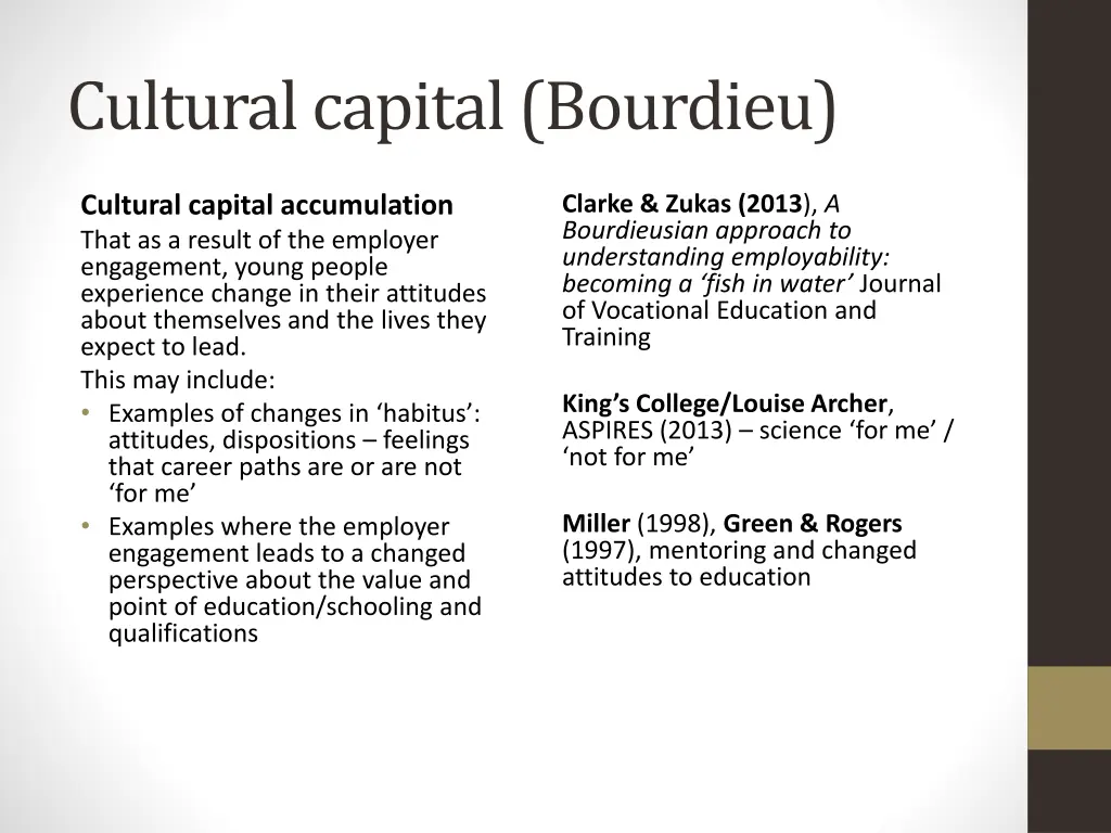 cultural capital bourdieu