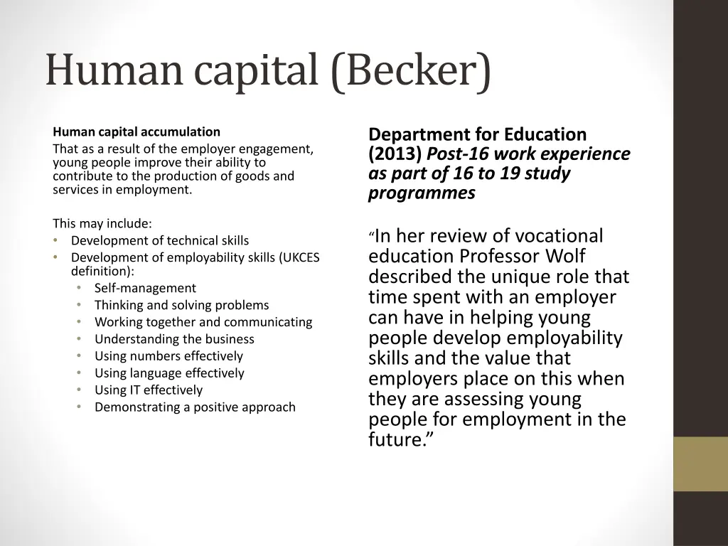 human capital becker