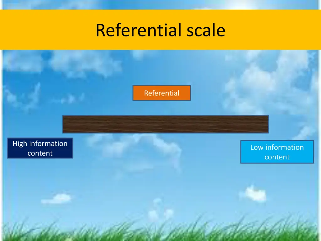 referential scale