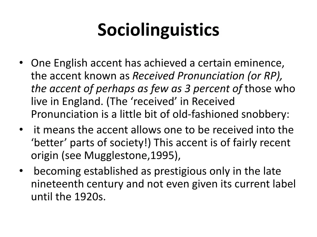 sociolinguistics 16