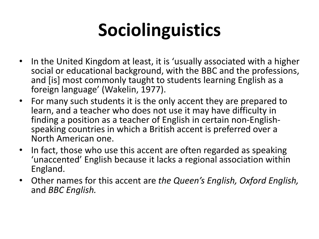 sociolinguistics 17