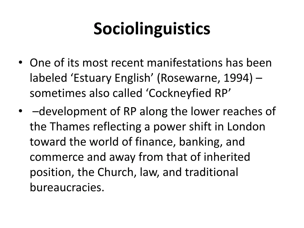 sociolinguistics 19