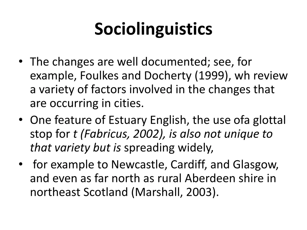 sociolinguistics 22