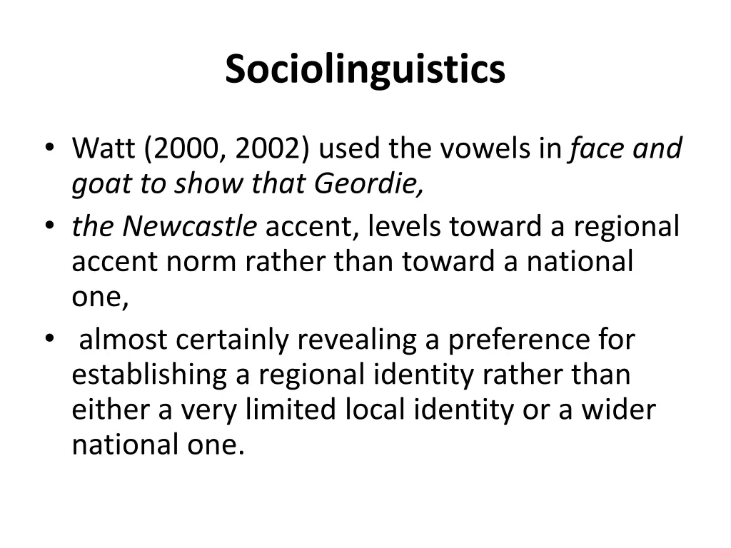 sociolinguistics 23