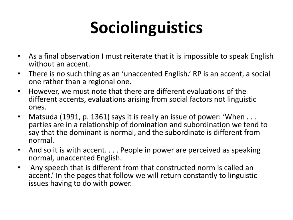 sociolinguistics 25