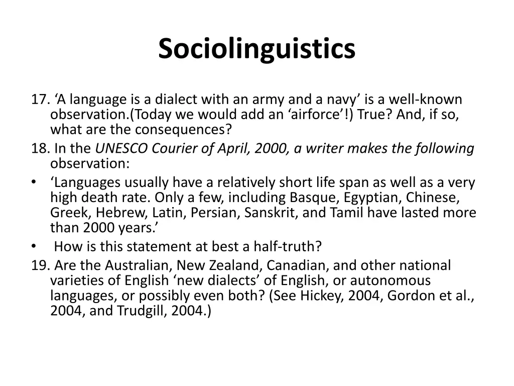 sociolinguistics 3