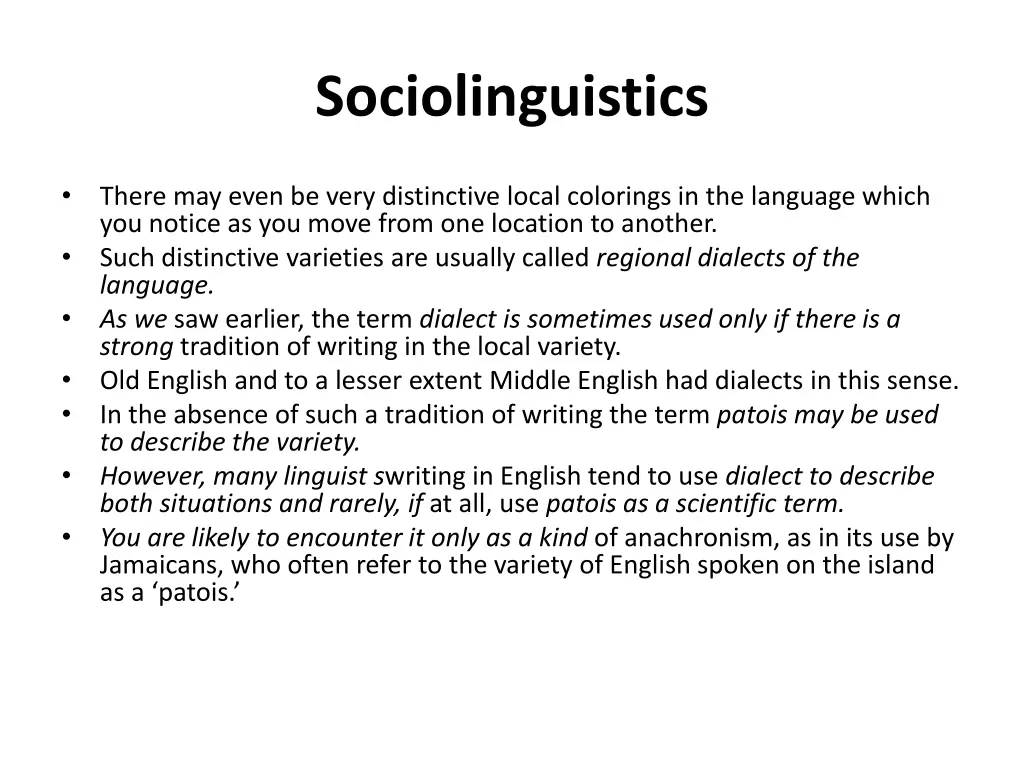 sociolinguistics 4