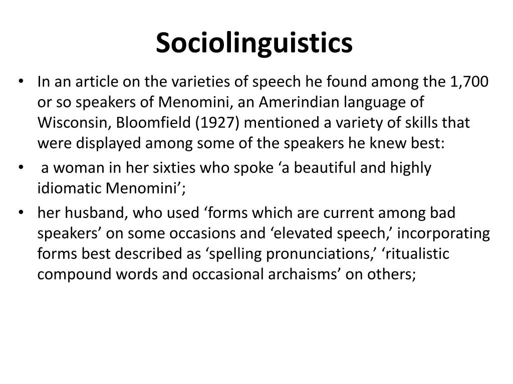 sociolinguistics 44