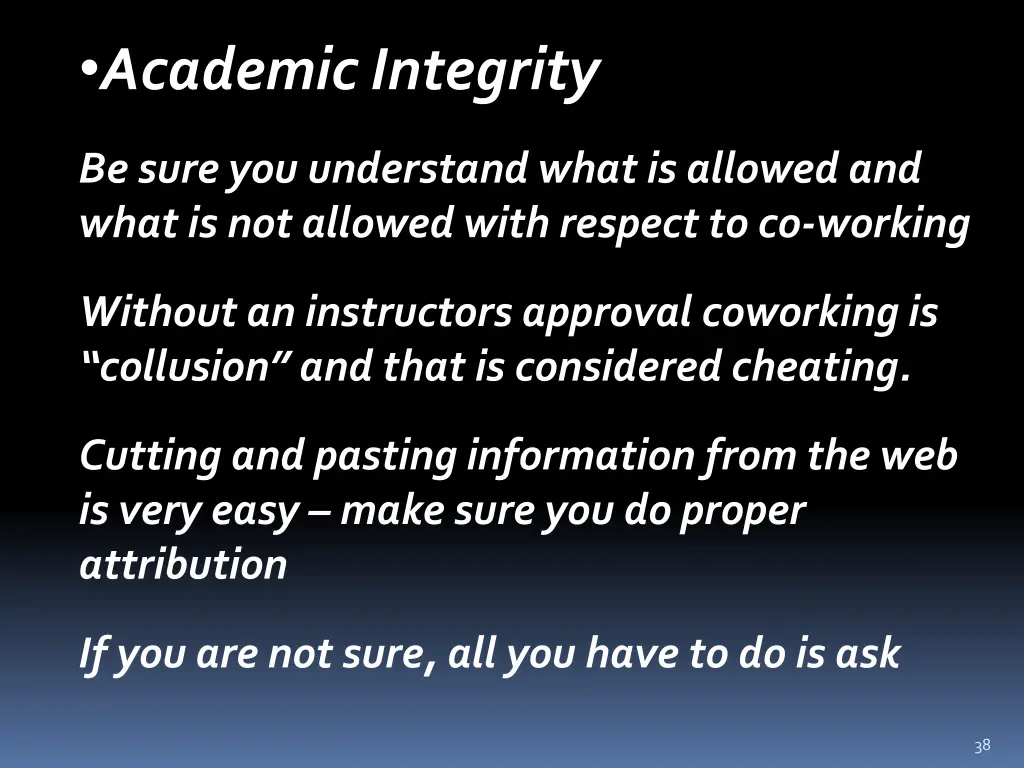 academic integrity