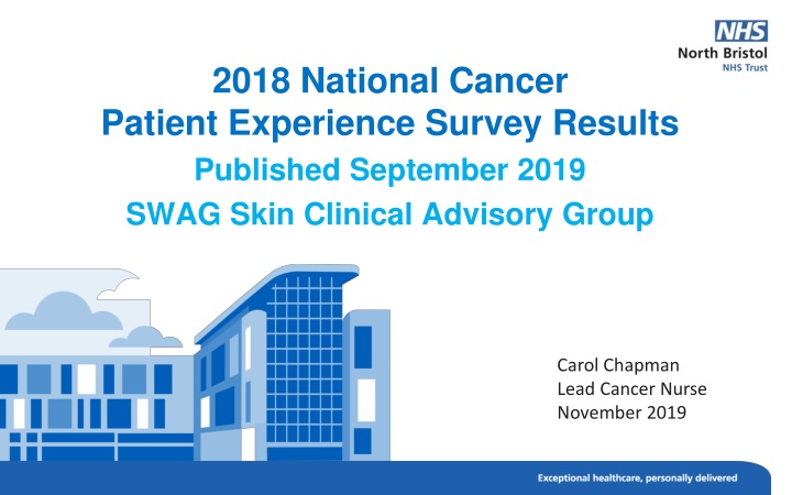 2018 national cancer patient experience survey