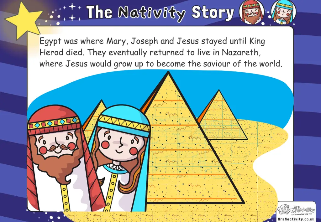 egypt was where mary joseph and jesus stayed