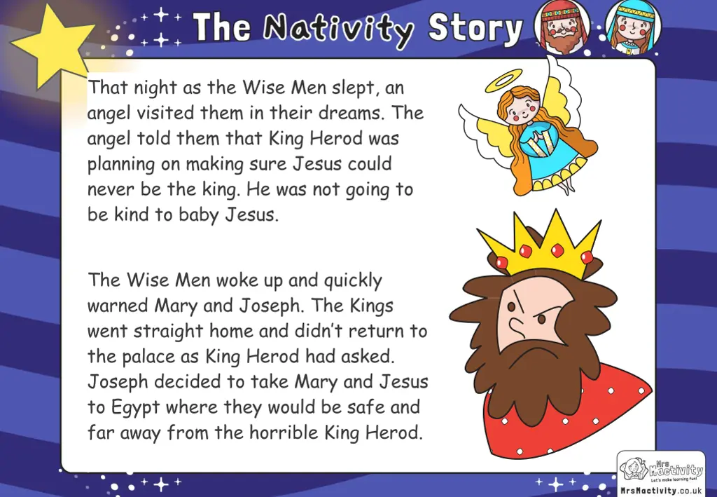 that night as the wise men slept an angel visited