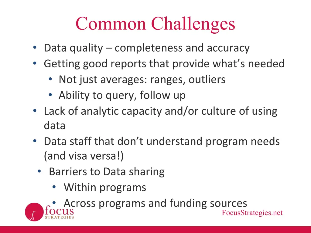 common challenges