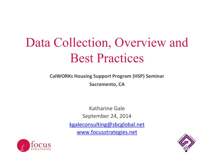 data collection overview and best practices