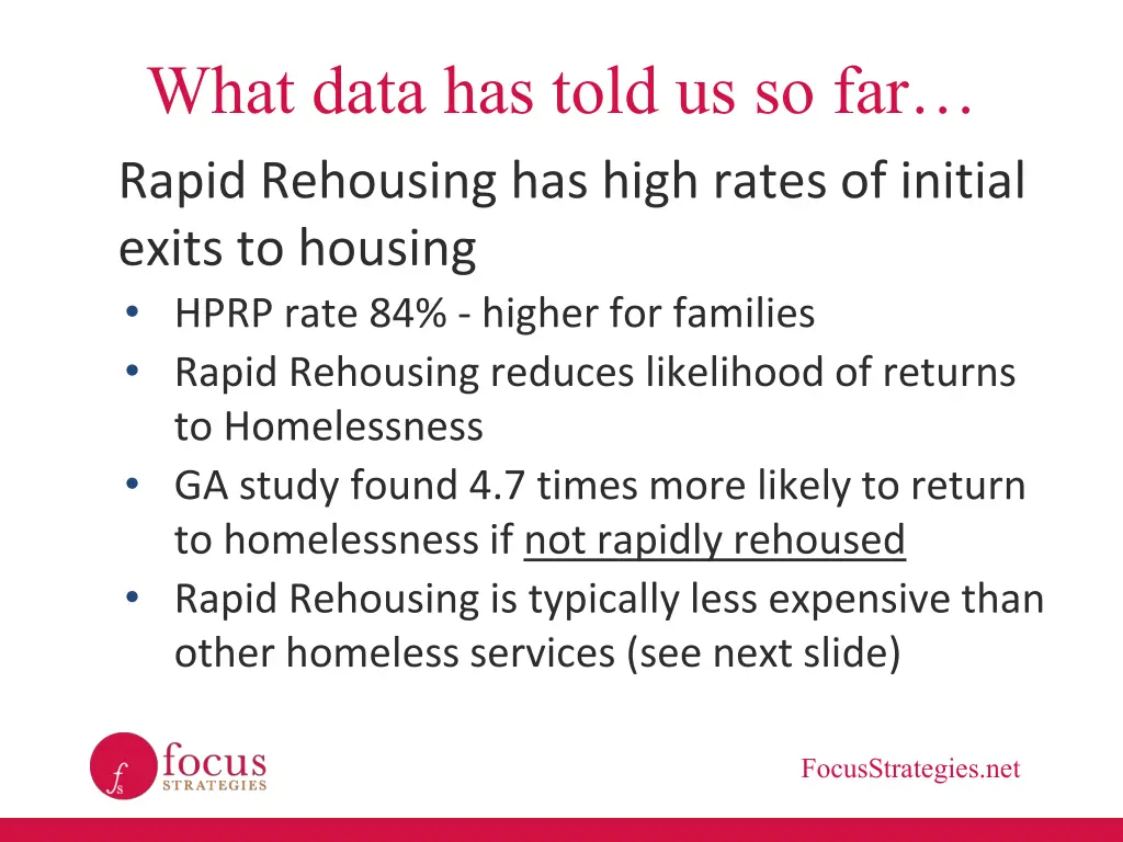 what data has told us so far