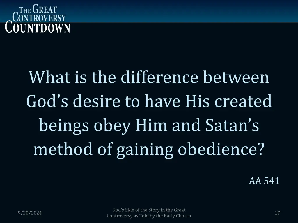 what is the difference between god s desire