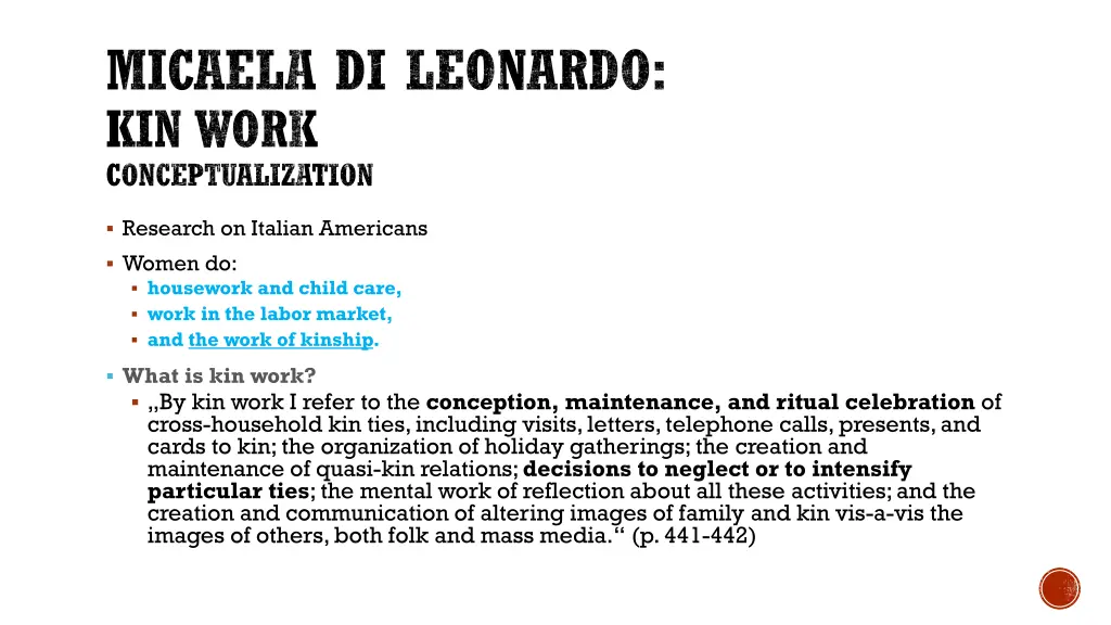 micaela di leonardo kin work conceptualization