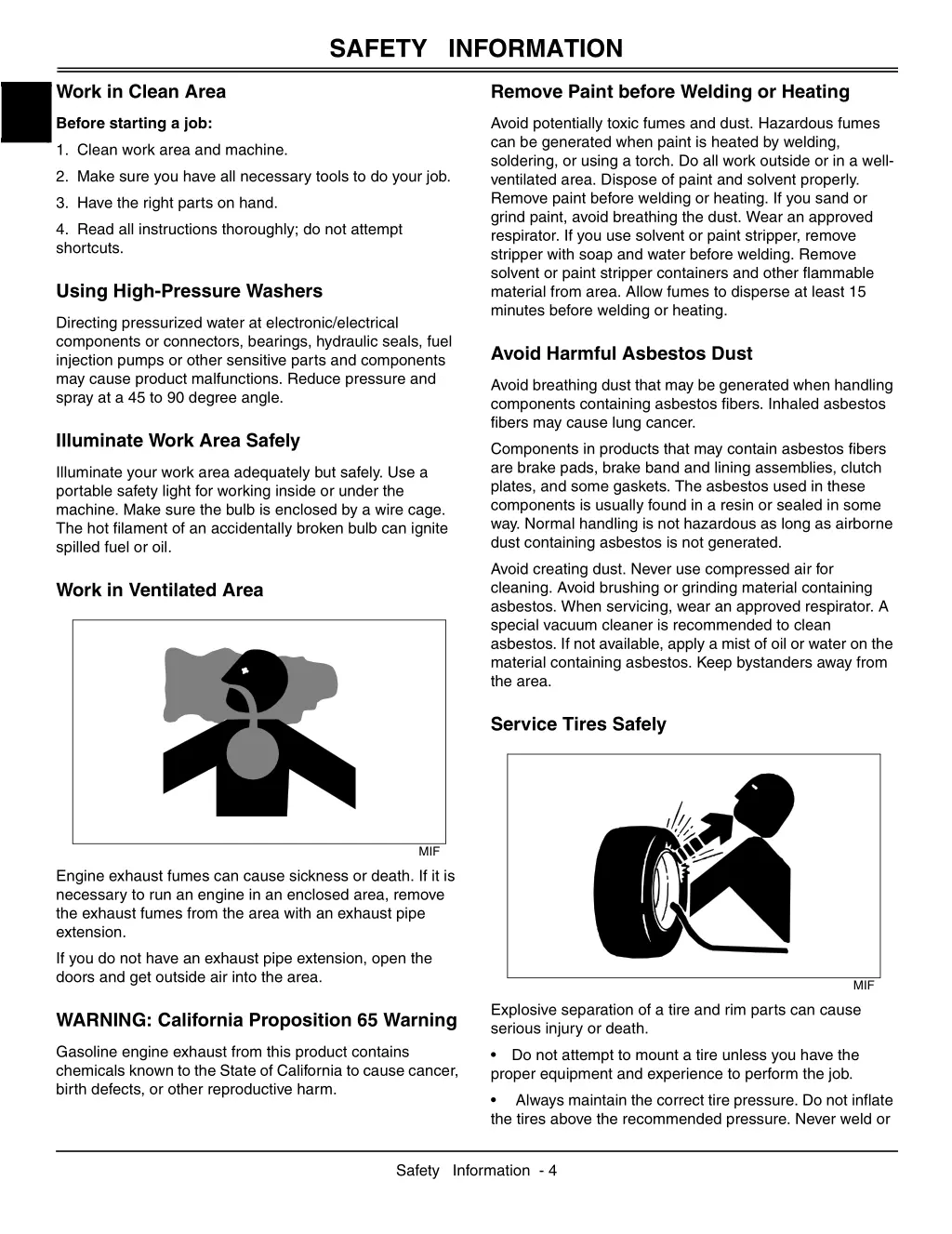 safety information 3