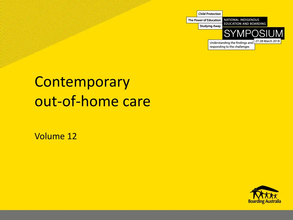 contemporary out of home care