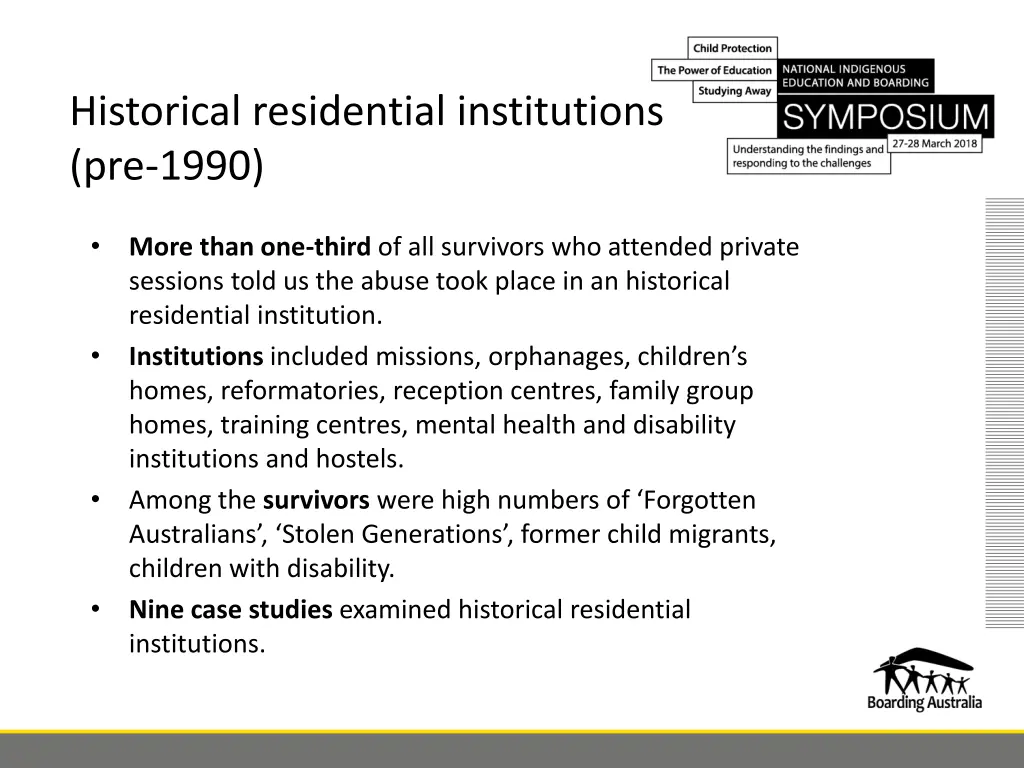 historical residential institutions pre 1990 1