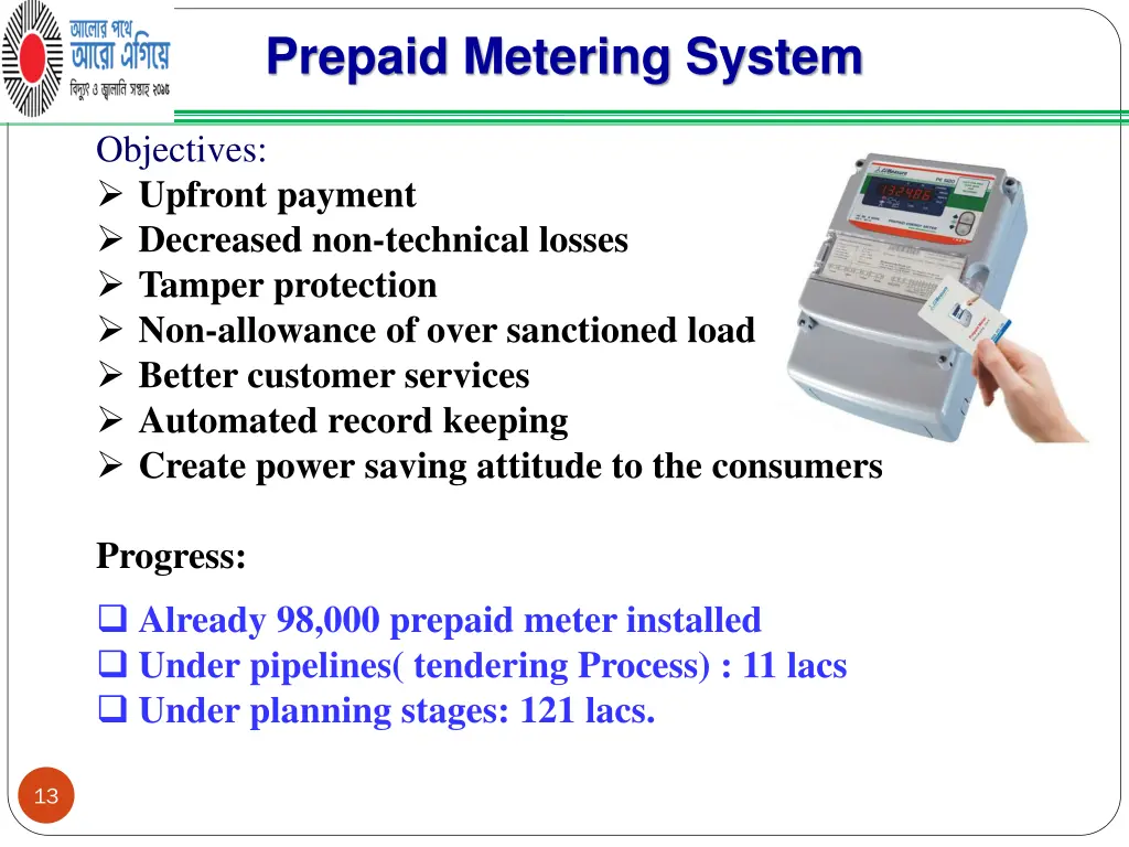 prepaid metering system