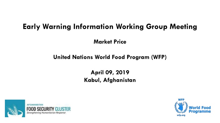 early warning information working group meeting