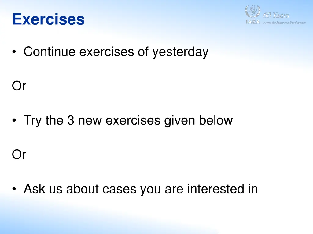 exercises