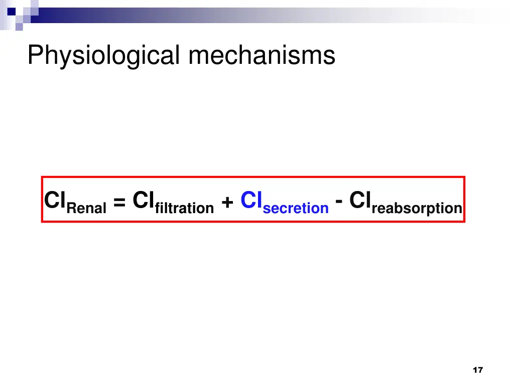 physiological mechanisms 10