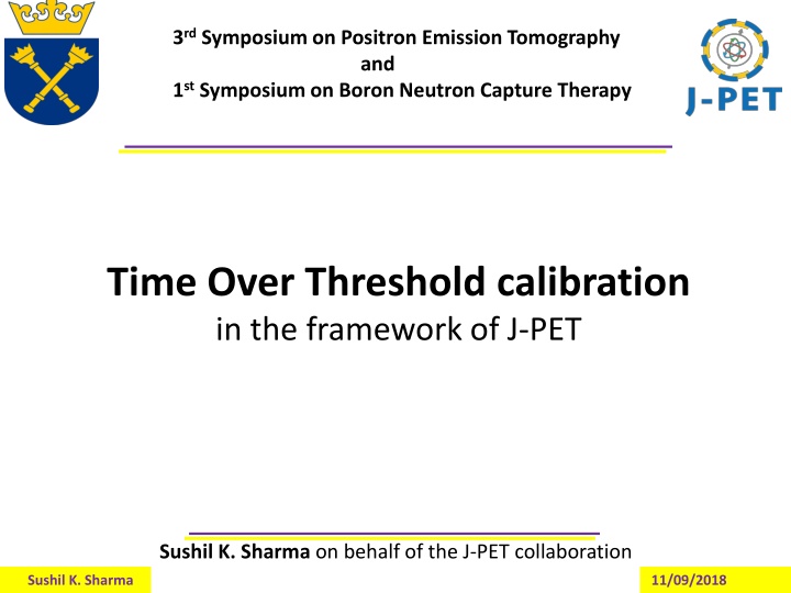 3 rd symposium on positron emission tomography