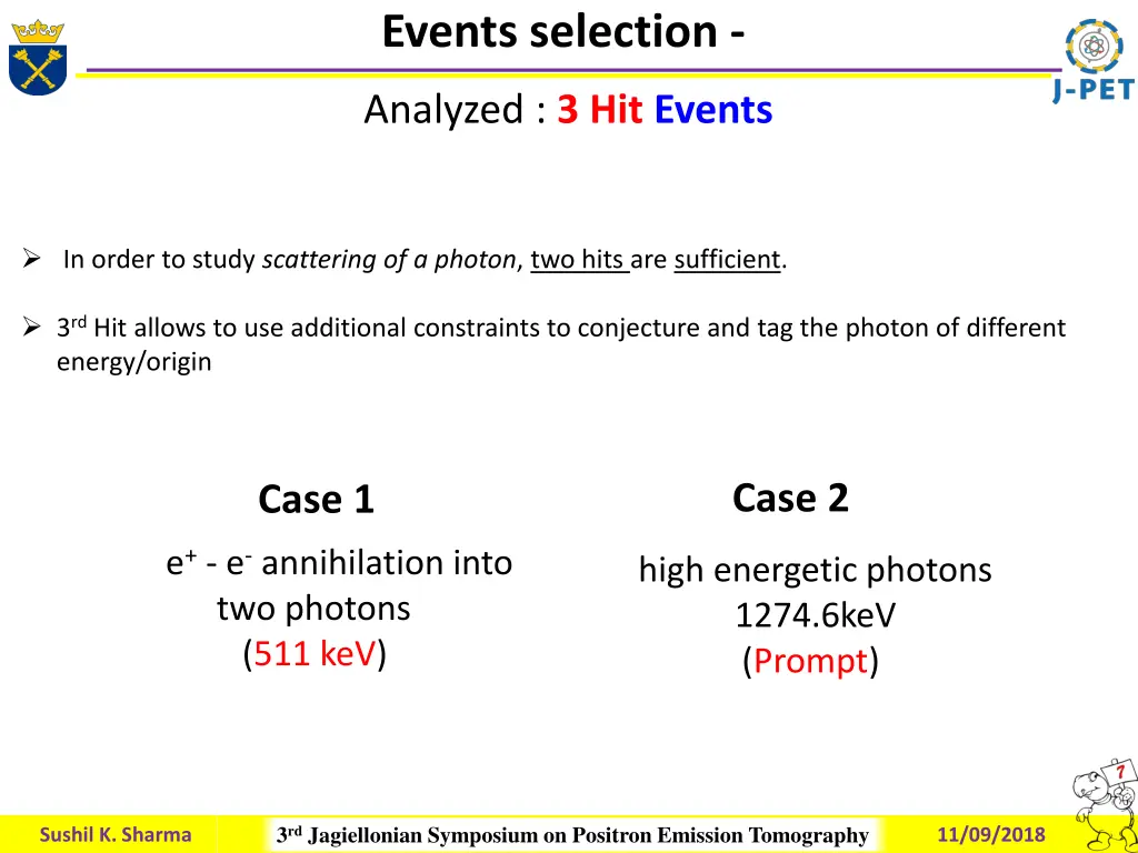 events selection