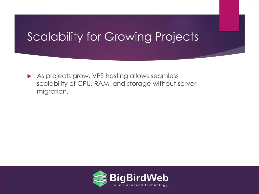 scalability for growing projects